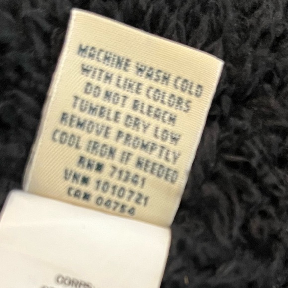 L.L. Bean Sherpa Lined 1912 Hoodie Sweatshirt Charcoal Size Small - Picture 6 of 11